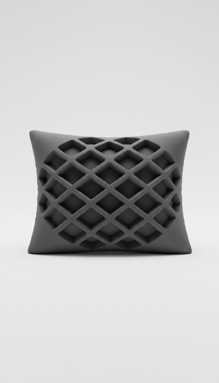 Graphite Contour Ergonomic Pillow