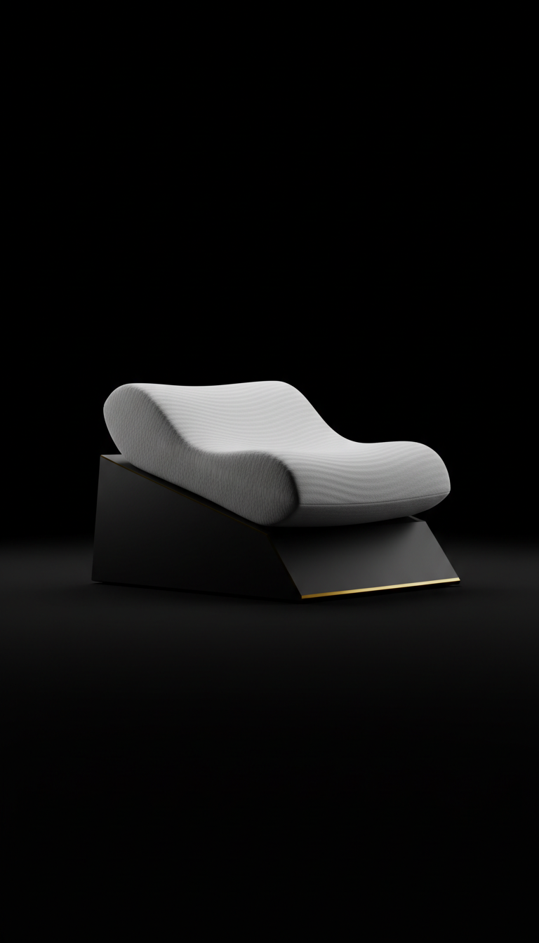 Glacial White Ergonomic Pillow