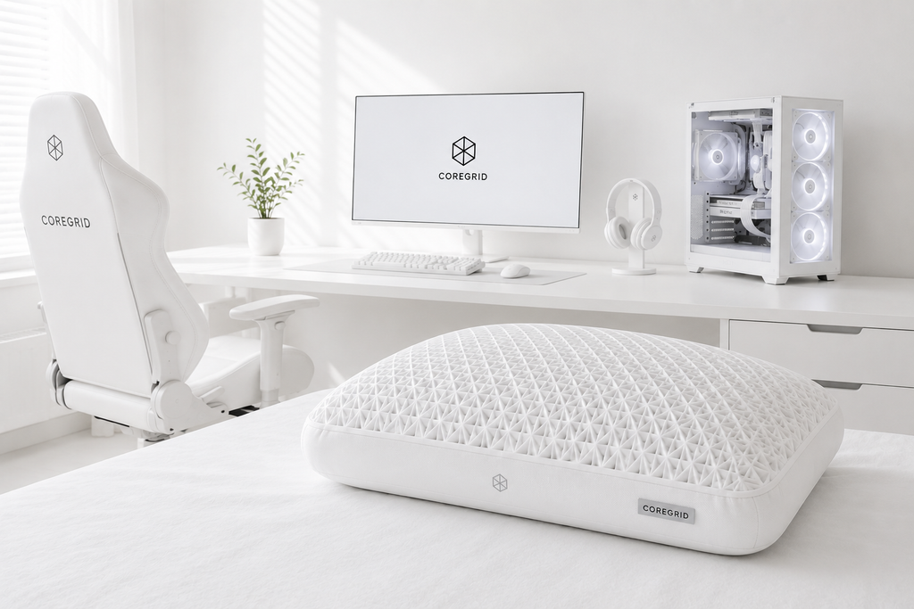 Comfort Pillow in Glacial White
