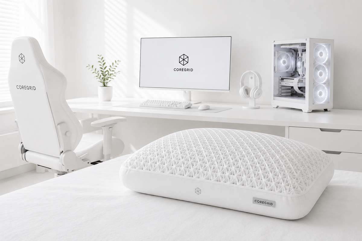 Comfort Pillow in Glacial White
