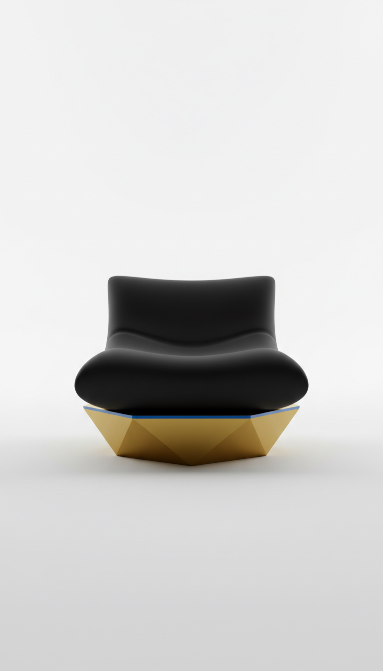 Obsidian Black Ergonomic Pillow