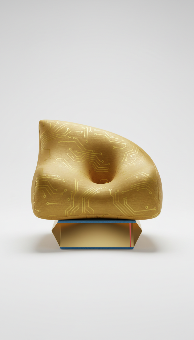 Gold Circuit Limited Edition Pillow